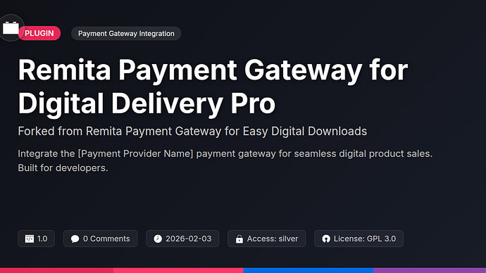 Remita Payment Gateway for Awesome Downloads