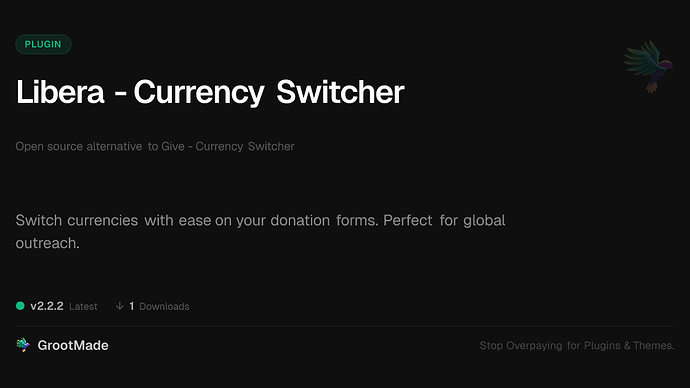 Libera - Currency Switcher