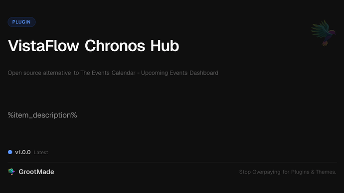 VistaFlow Chronos Hub