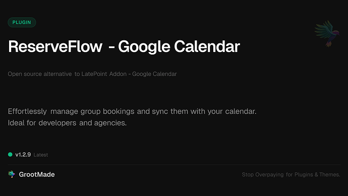 ReserveFlow - Google Calendar