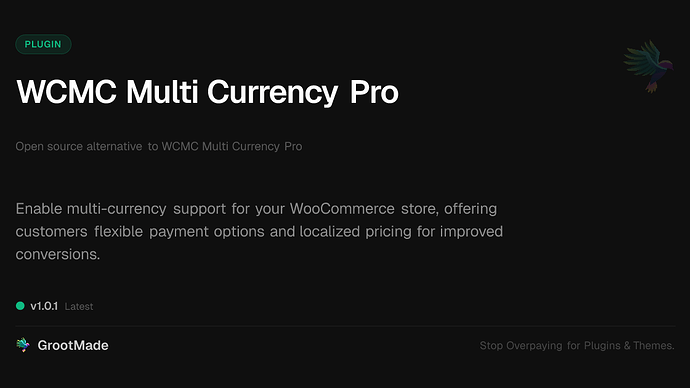 WCMC Multi Currency Pro
