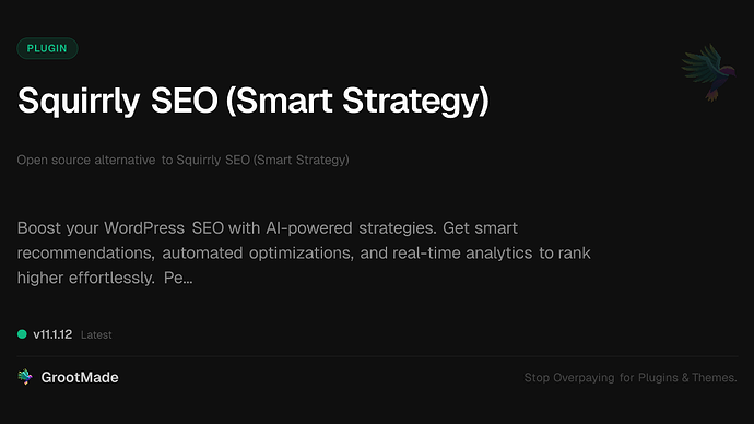 Squirrly SEO (Smart Strategy)