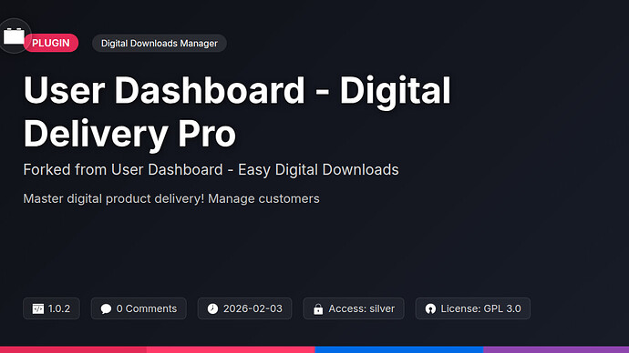 User Dashboard - Awesome Downloads