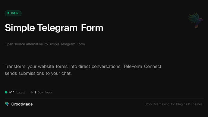 Simple Telegram Form