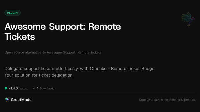 Awesome Support: Remote Tickets