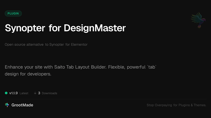 Synopter for DesignMaster