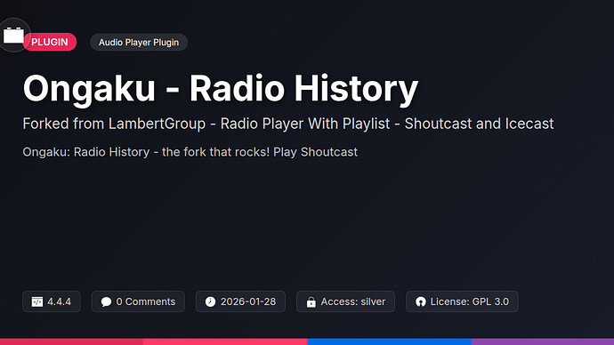 ApexSphere - Radio Player With Playlist - Shoutcast and Icecast