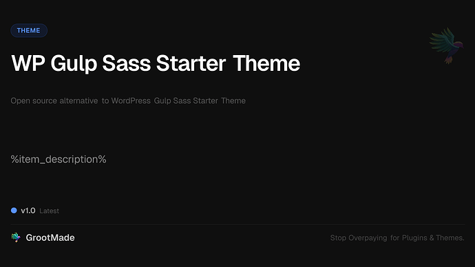 WP Gulp Sass Starter Theme