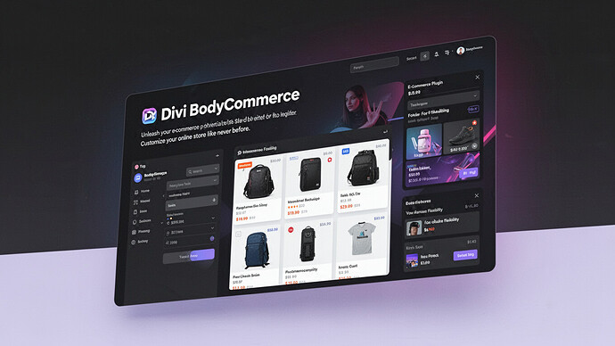 Divi BodyCommerce