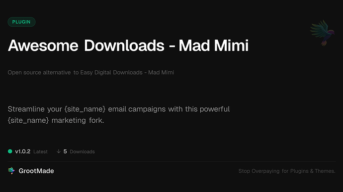Awesome Downloads - Mad Mimi