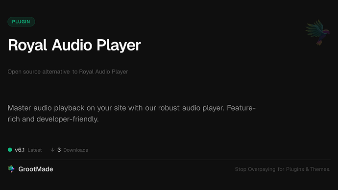 Royal Audio Player