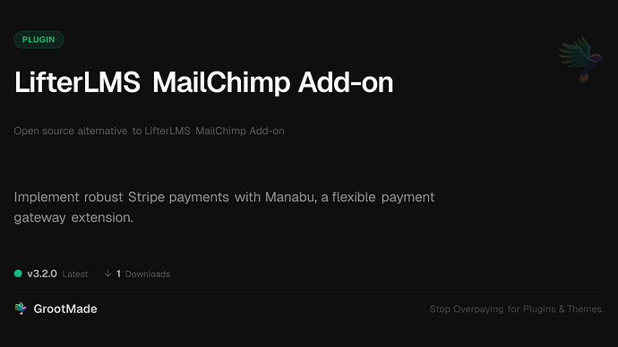 LifterLMS MailChimp Add-on