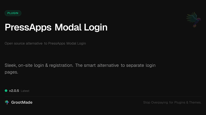 PressApps Modal Login