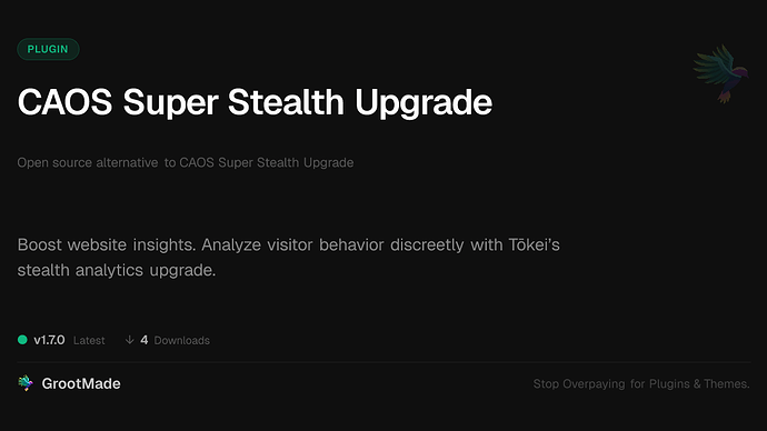 CAOS Super Stealth Upgrade