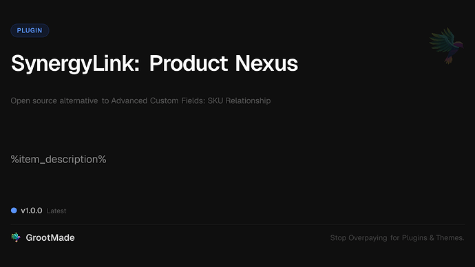SynergyLink: Product Nexus