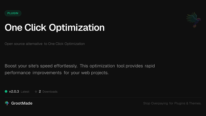 One Click Optimization