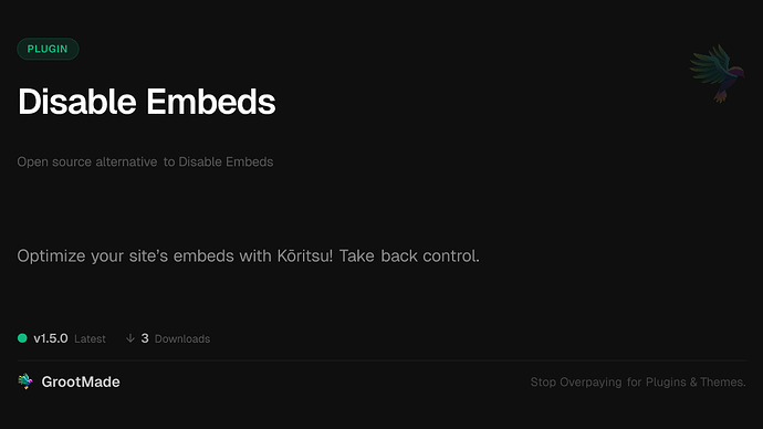 Disable Embeds