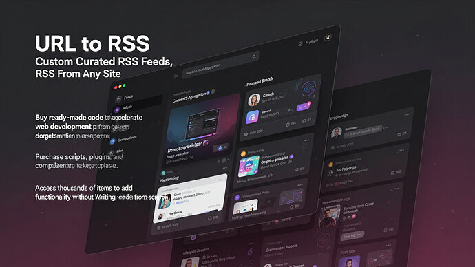 URL to RSS - Custom Curated RSS Feeds, RSS From Any Site