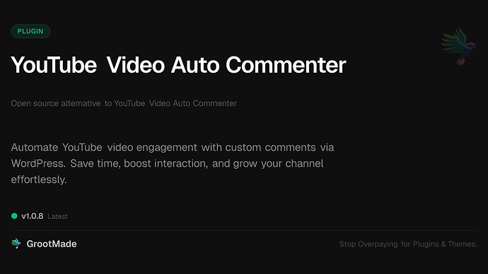 YouTube Video Auto Commenter