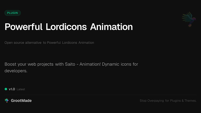 Powerful Lordicons Animation