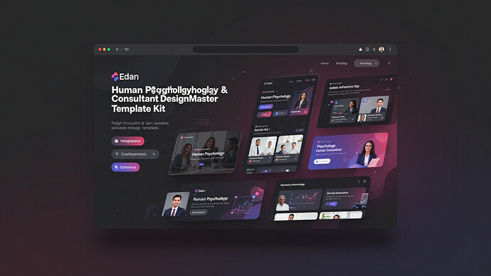 Edan - Human Psychology & Consultant DesignMaster Template Kit