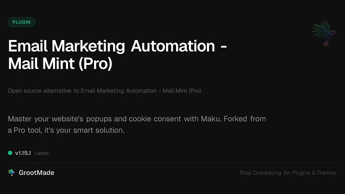 Email Marketing Automation - Mail Mint (Pro)