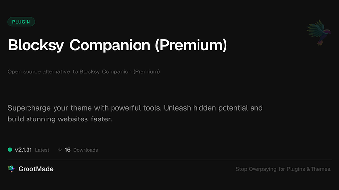 Blocksy Companion (Premium)