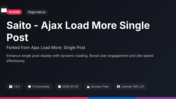 Ajax Load More: Single Post