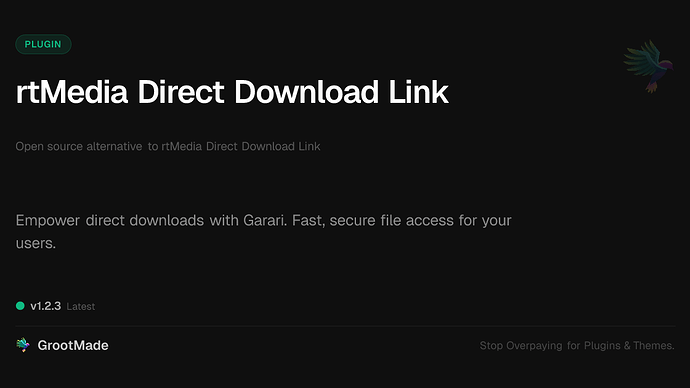 rtMedia Direct Download Link