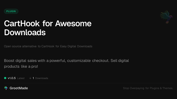 CartHook for Awesome Downloads