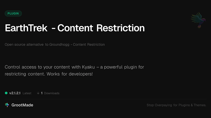 EarthTrek - Content Restriction
