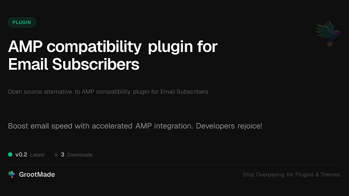 AMP compatibility plugin for Email Subscribers