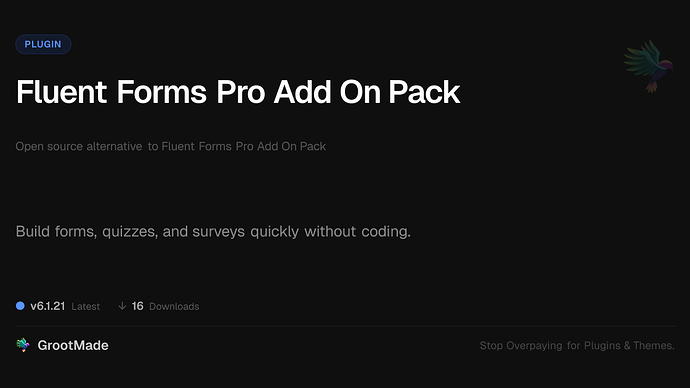 Fluent Forms Pro Add On Pack