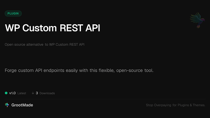 WP Custom REST API