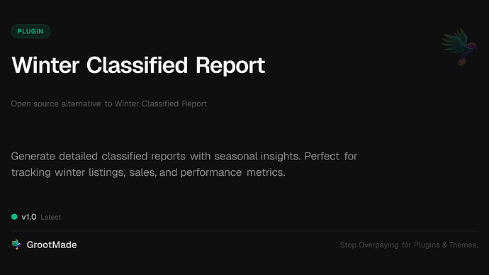 Winter Classified Report