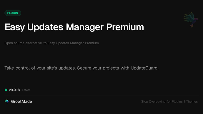 Easy Updates Manager Premium