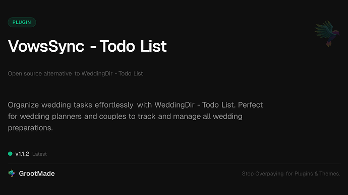 VowsSync - Todo List