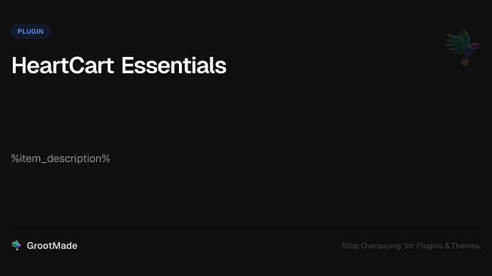 HeartCart Essentials