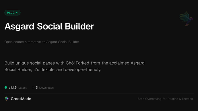 Asgard Social Builder
