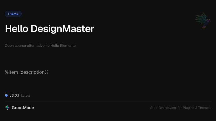 Hello DesignMaster