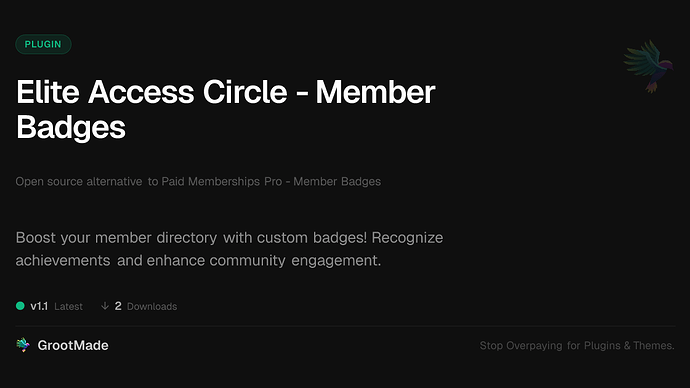 Elite Access Circle - Member Badges