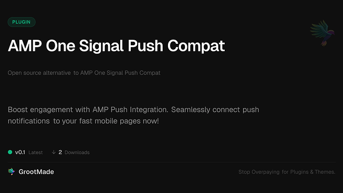 AMP One Signal Push Compat