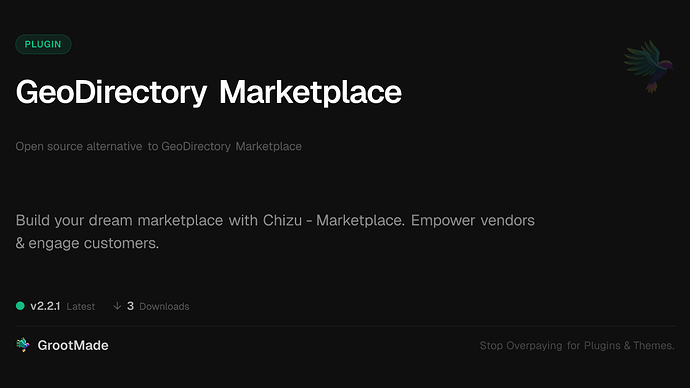 GeoDirectory Marketplace