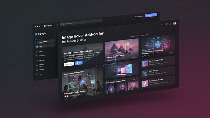 Image Hover Add-on for Fusion Builder