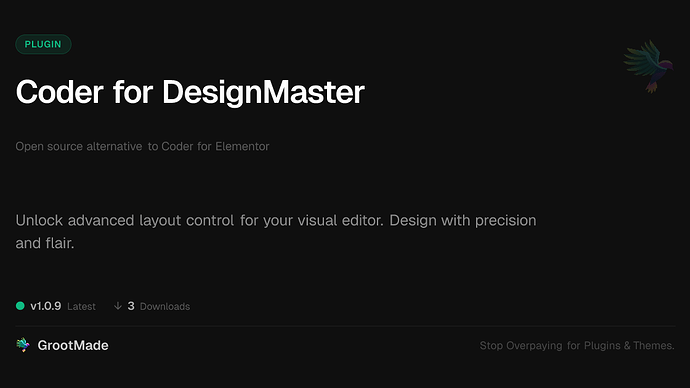 Coder for DesignMaster