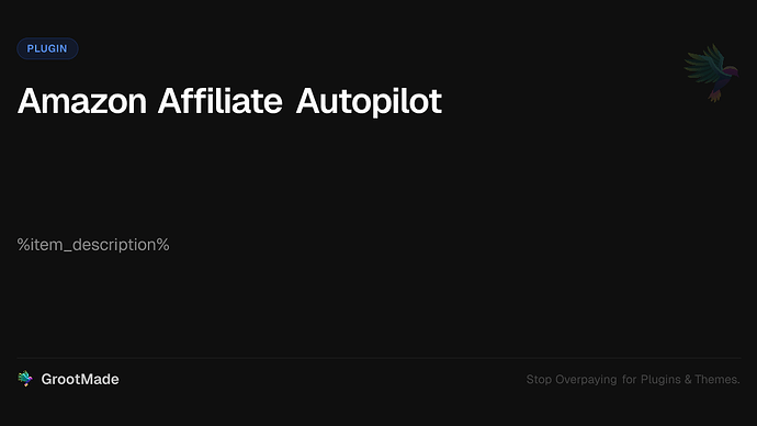 Amazon Affiliate Autopilot