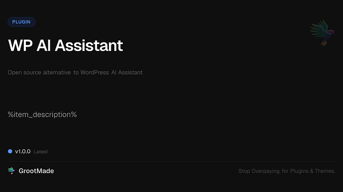 WP AI Assistant