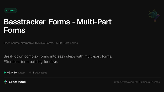 Basstracker Forms - Multi-Part Forms