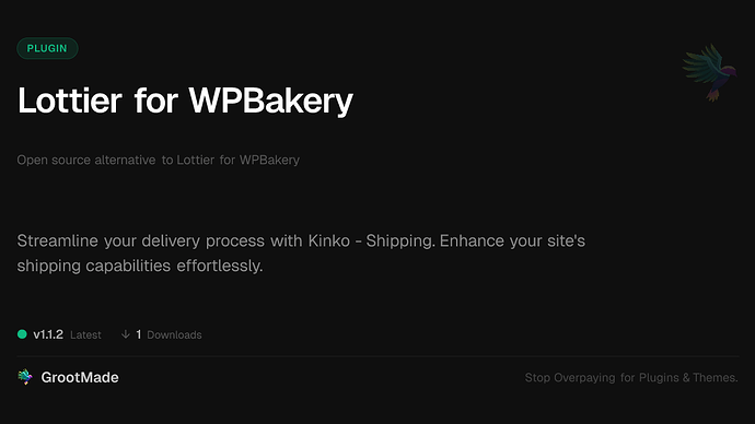 Lottier for WPBakery