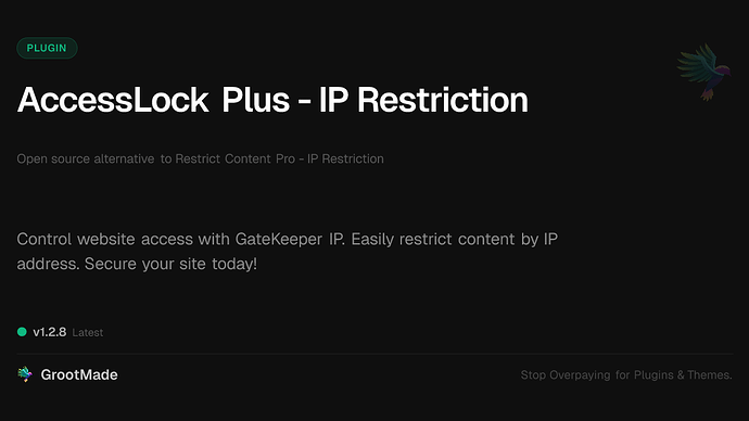 AccessLock Plus - IP Restriction
